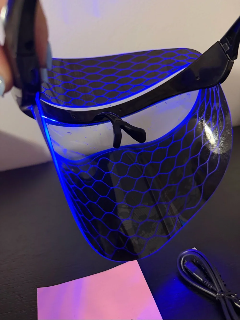 Skin Gym WrinkLit LED Facial Visor - Black